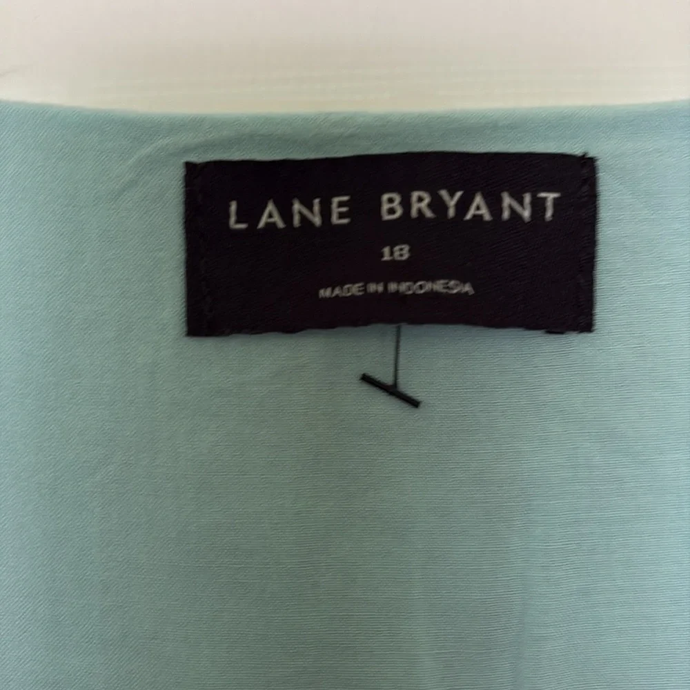 Lane Bryant Blue Sleeveless V-Neck Maxi Sundress - Picture 2 of 4